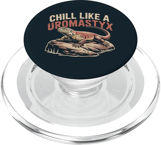Uromastyx Owner Chill Uromastyx PopSockets PopGrip for MagSafe