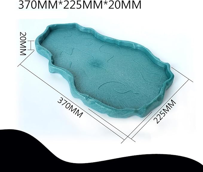 Luminous Reptile Food Bowl and Water Dish - Large Terrarium Bowl for Tortoises