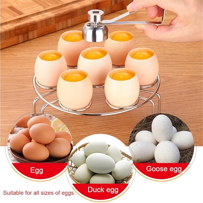 Metal Eggshell Cutter Egg Opener Shell 304 Stainless Steel Boiled Tool(E)