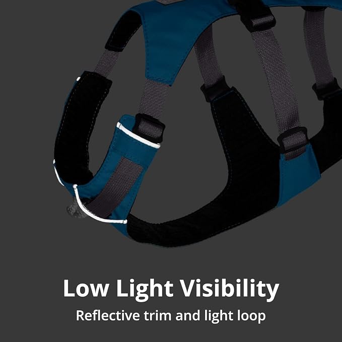 Ruffwear, Flagline Dog Harness, Lightweight and Reflective, No Pull Dog Lift Harness for Hiking, Running and Everyday Use, Alpenglow Pink, X-Small