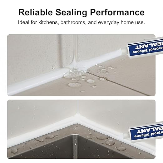 Waterproof Structural Adhesive Sealant - 9900 Super Bonding Glue, UV-Resistant Strong Sealing Compound for Roof, Bathroom, Tile, Multi-Surfaces (Clear)