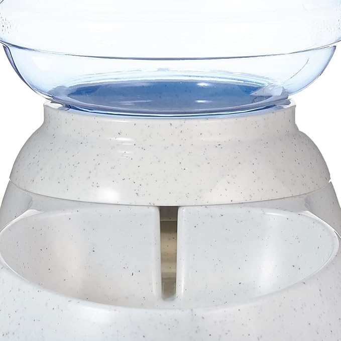 Amazon Basics Gravity Pet Water Dispenser for Cat and Dog, Easy to Clean, 135.3fl.oz Capacity, Small