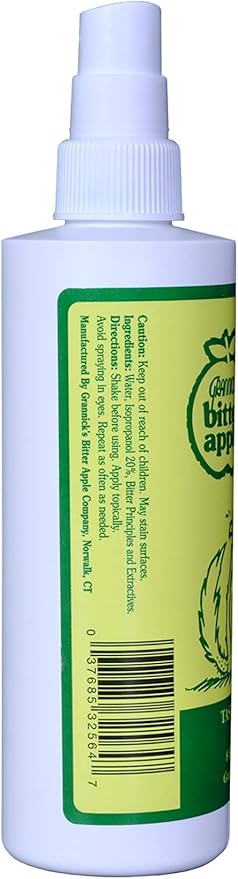Grannicks Bitter Apple Taste Deterrent No Chew Spray for Dogs, 8oz (Pack of 3)