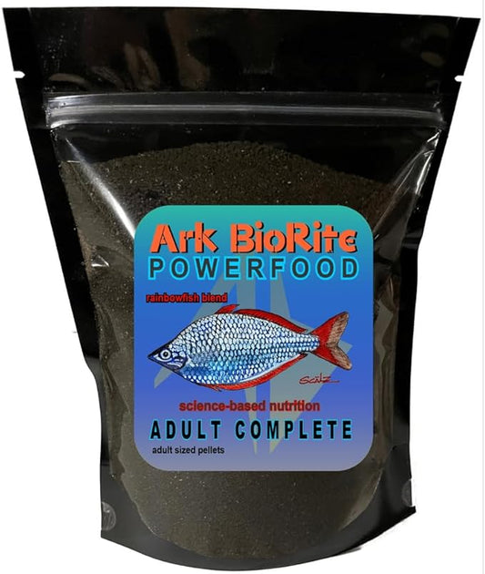 Rainbowfish PowerFood, Nutrition Super Colonies Food, Color Enhancing, 4 Micro Granule Sizes to Feed Fry-Adult, Highly digestible, palatable for 4 Days (2 oz)