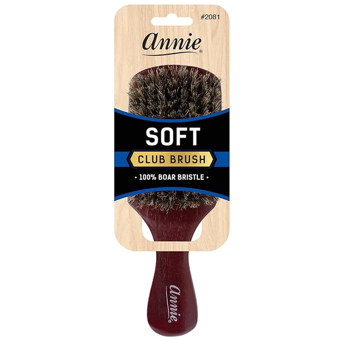 Annie Soft Club 100% Pure Boar Bristle Wave Hair Brush for Men