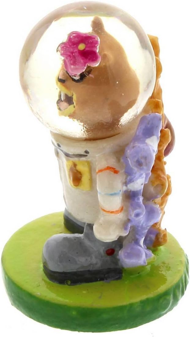 Penn-Plax Officially Licensed Spongebob Squarepants Aquarium Ornament – Sandy (Mini/Small Size) – Perfect for Freshwater and Saltwater Tanks