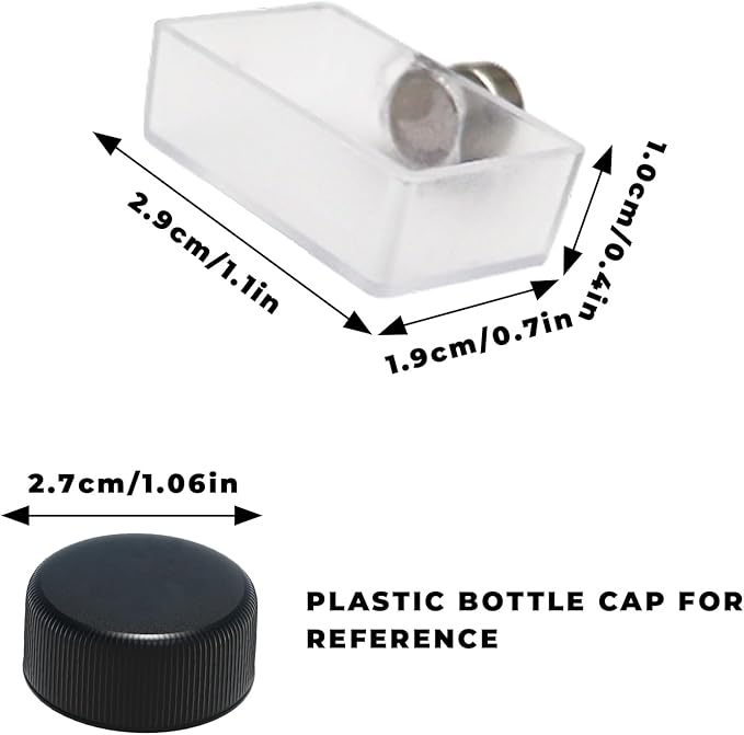4 Pack Jumping Spider Accessories, Tiny Water Dish with Magnet for Jumping Spider, Tarantula Enclosure Accessories, Little Food Bowl for Jumping Spider, Tarantula, Other Small Pets