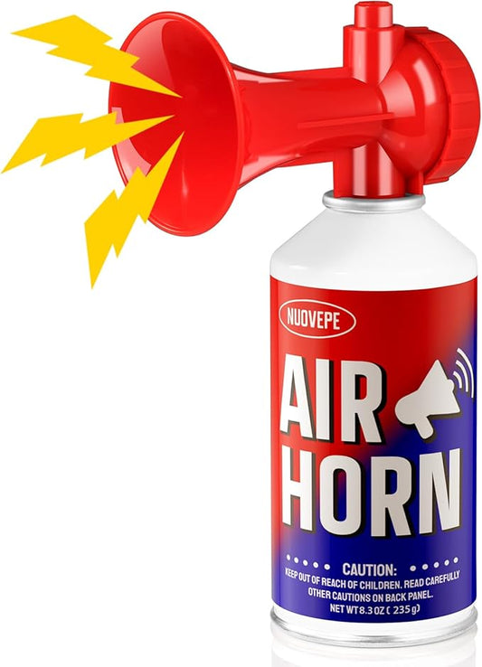 Air Horns for Safety 8.3oz, Boat Horn Marine Coast Guard Approved(120 dB), Air Horn for Dogs, Airhorn for Bears, Airhorns Loud (1 Pack)