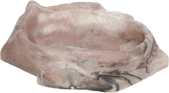 Zoo Med Repti Rock Reptile Water Dish for Fish, X-Small,Black