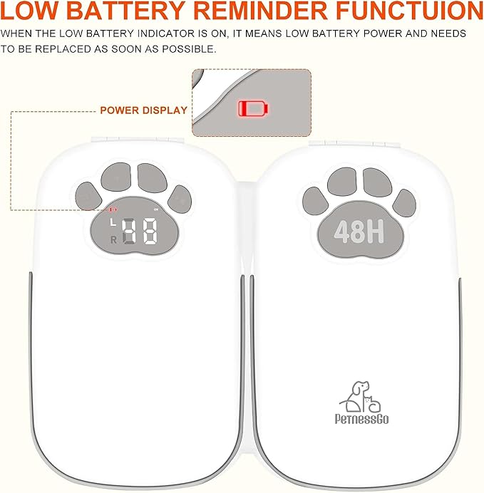 Automatic Pet Feeder for Cats and Dogs, 2 in 1 Upgraded-chip Timed Dry Pet Food Feeder with Display, 48 Hours Retain Freshness for Semi Wet Food, Healther Meal for All Home Pets.
