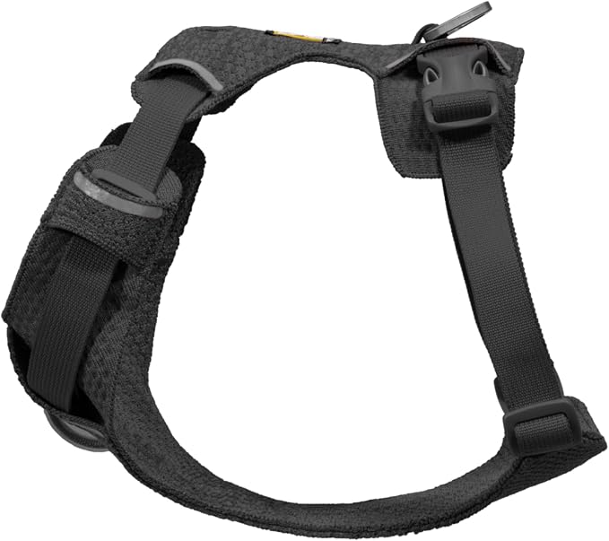 Ruffwear, Front Range Flex Dog Harness, Engineered Knit Construction for Ultimate Fit and Mobility, Lightweight Flexible Everyday Harness with Dual Leash Clips, Basalt Gray, Medium