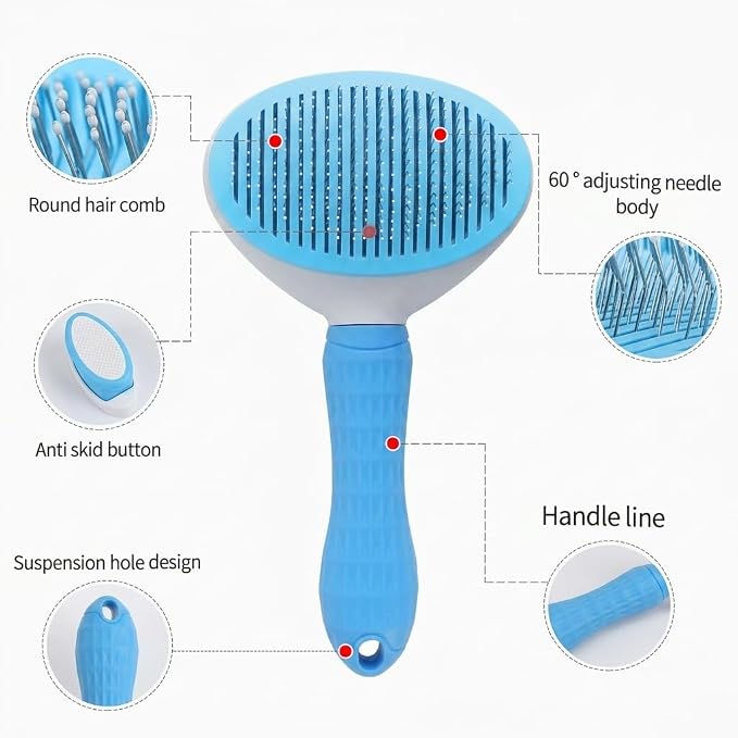 7 Pcs Dog Washing Kit: Shampoo Brush, Hair Brush, Washing Gloves, Dog Towel | Dog Brush for Shedding, Toothbrush, Large Towel, and Dry-wet Separation Bag, Dog Bath Grooming Kit, Dog Bath Supplies