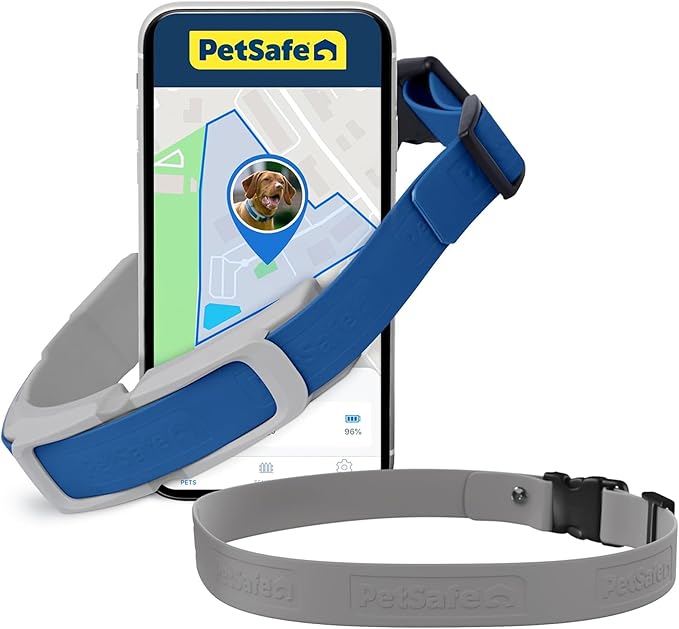 PetSafe Guardian GPS Tracking Dog Fence Collar - Reliable Dog Fence - Wireless Virtual System - Waterproof Collar - Long Lasting Battery - Grey