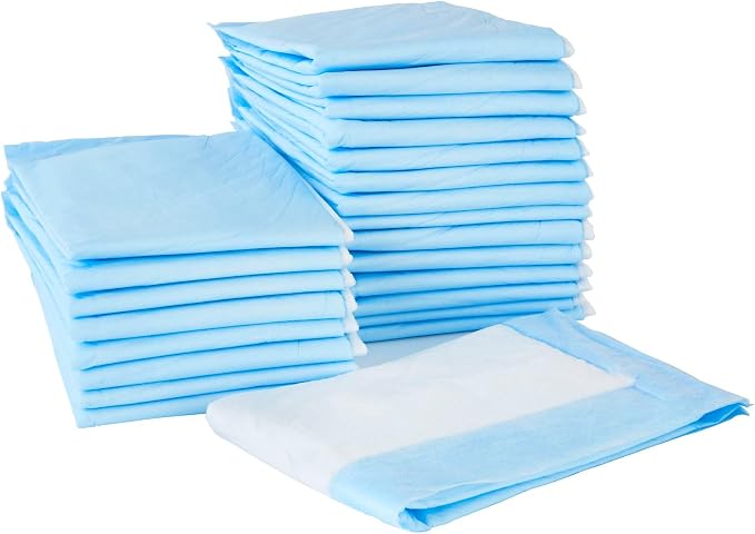 McKesson Underpads Bed Pads, Elderly, Light Absorbency, 17 x 24 in, 300 ct | and Baby, Pee Pads