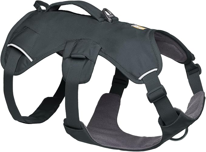 Ruffwear, Web Master, Multi-Use Support Dog Harness, Hiking and Trail Running, Service and Working, Everyday Wear, Basalt Gray, Large/X-Large