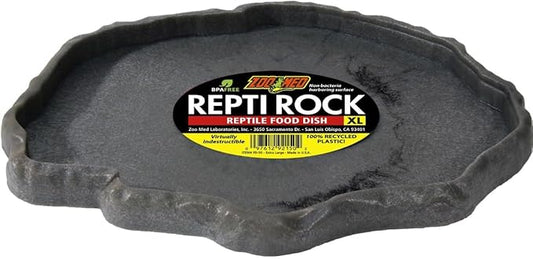 Zoo Med Reptile Rock Food Dish, X-Large