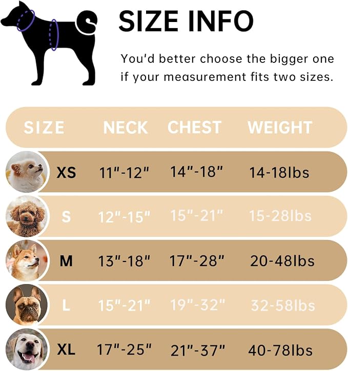 IVY&LANE No Pull Dog Harness with Leash Set, Reflective No Choke Pet Vest,Adjustable Oxford Dog Vest Harness with Easy Control Handle for Medium Dogs (Light Brown,M)