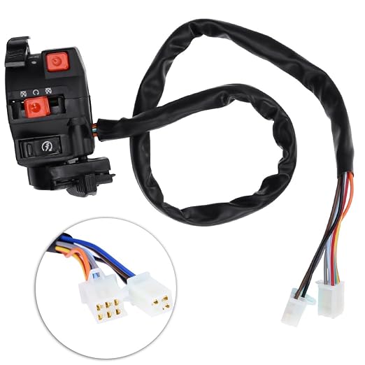 Complete Electrics Wiring Harness Replacement for ATV Quad 150cc 200cc 250cc Go Kart Pit Quad Dirt Buggy Bike Replacement for Kawasaki Stator