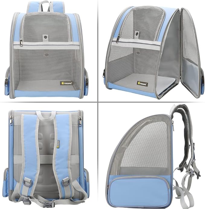 Texsens Innovative Traveler Bubble Backpack Pet Carriers for Cats and Dogs