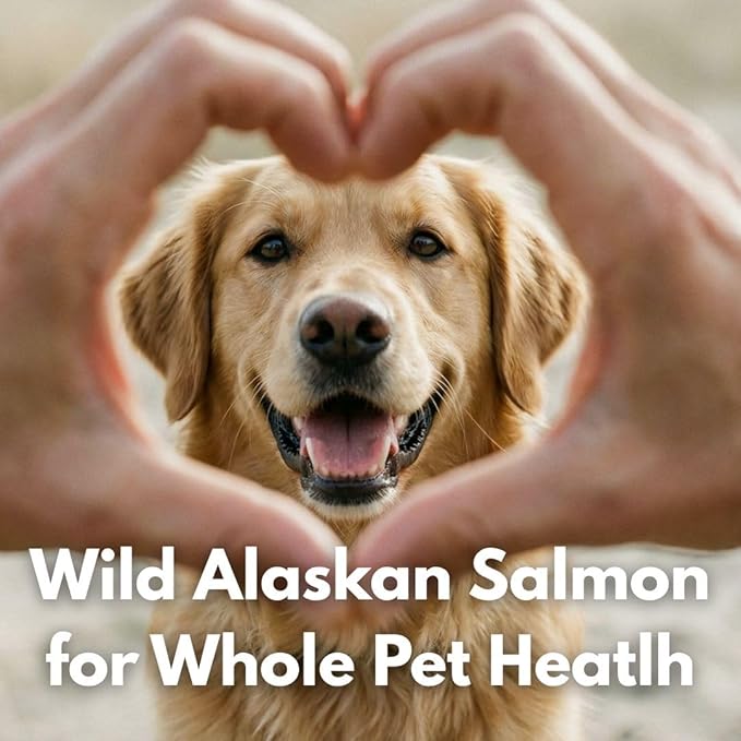Freeze Dried Sockeye Salmon Pet Treats for Dogs & Cats, Human Grade, Fisherman Direct, Premium Wild Caught Alaskan, Single Ingredient, Omega 3, Natural Healthy Dog Training Treats, Made in USA, 3 Pack