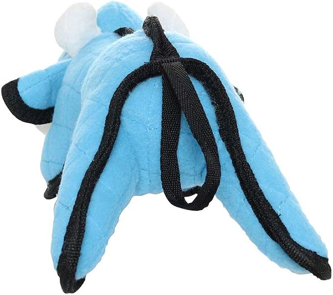 TUFFY® : 2 Pack Cow Dog Toy: Ultra Durable Plush Toy with Multiple Layers & Reinforced Seams, Washable and Floats, Original Construction