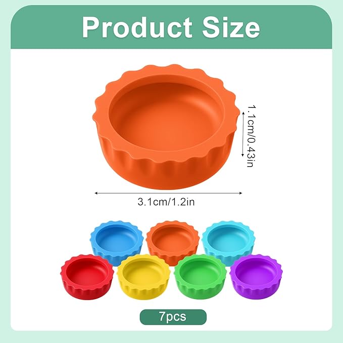 7 Pack Crested Gecko Food Dish and Water Bowl Small Reptile Feeding Cups Reusable Hermit Crab Food Dish Feeder &Corner Foods Dishs Gecko Water Bowl for Bearded Dragon Tank Tortoise Isopods Crab