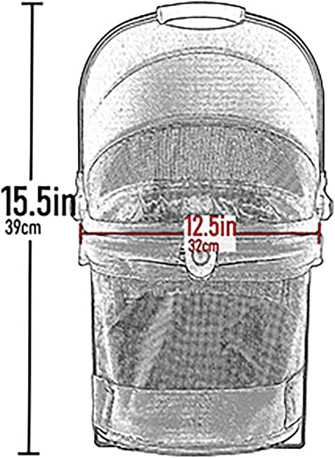 Pet Gear No-Zip View 360 Pet Carrier & Car Seat, 15", Wheat | Ultra Lite, Booster Seat Frame, Mesh Ventilation, Push Button Entry, No Tools Required, For Small Dogs & Cats
