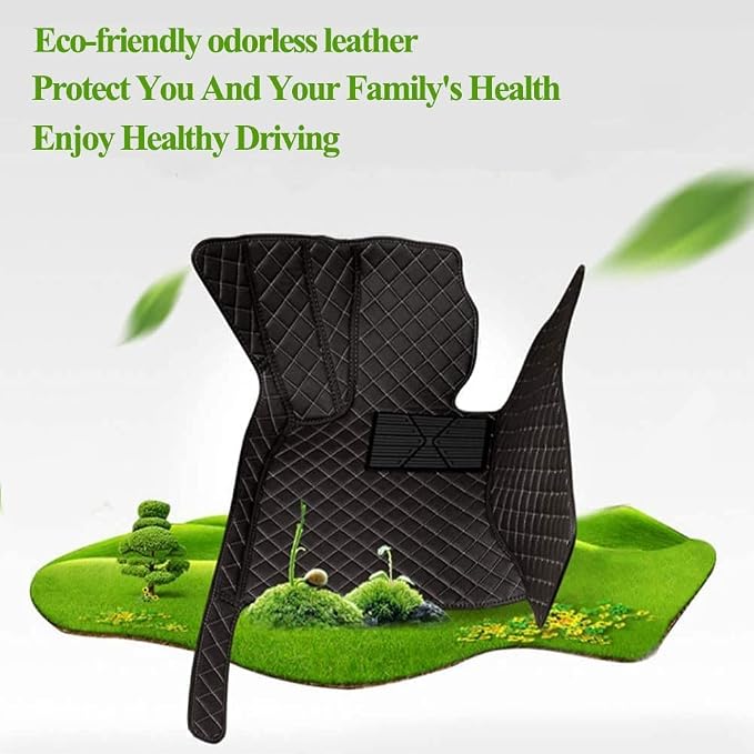 Add Text/Photo Floor Mat Customized Text Personalized Photo Car Mat for 99% Auto Vehicle Sedan, SUV, Truck, Pickup, Electric Full Size Carpets Pefect Fit Car Floor Mats All-Weather