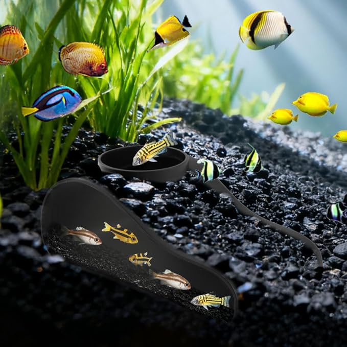 Aquarium Underground Tunnel Cave Fish & Shrimp Under Gravel Tunnel Aquarium Cave Hideout Shrimp and Fish Hiding Caves Shrimps Hideout(Size:Single Hole)