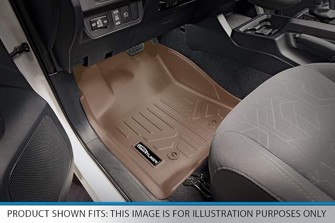 SMARTLINER Custom Fit Floor Mats 3 Row Liner Set for 2011-2017 Honda Odyssey