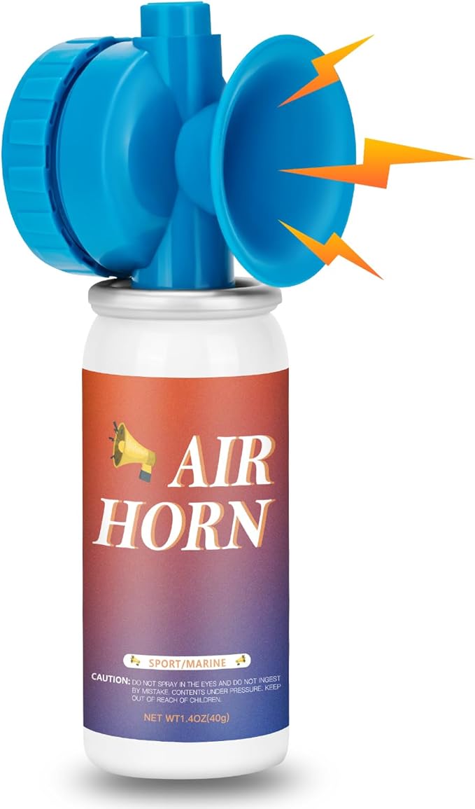 Air Horns for Safety Loud Marine, Air Horns Can 1.4oz Mini Small Handheld for Boat Sporting Events Emergency Use Camping Hiking Outdoor