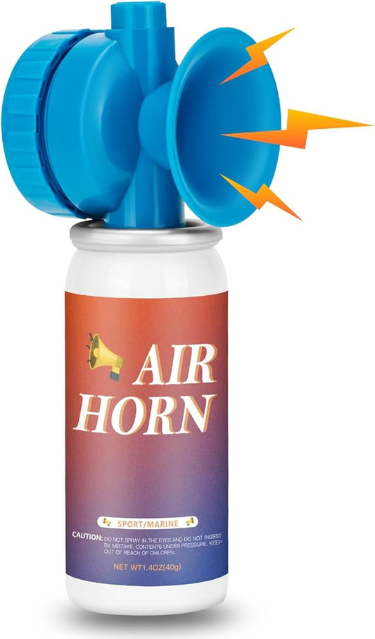 Air Horns for Safety Loud Marine, Air Horns Can 1.4oz Mini Small Handheld for Boat Sporting Events Emergency Use Camping Hiking Outdoor