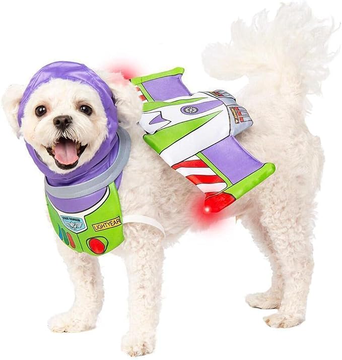 Toy Story: Buzz Lightyear Pet Costume Accessory Set for For Dogs or Cats by Rubies, M/L