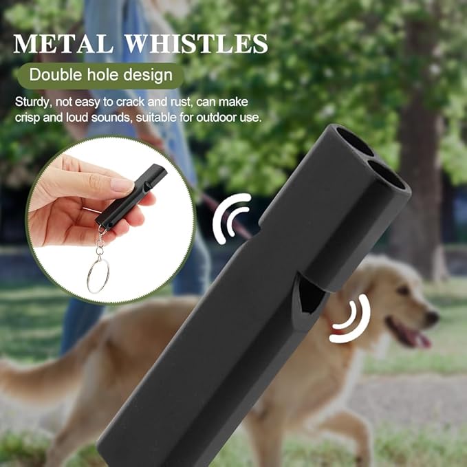 3pcs Bear Bell with 3pcs Whistle Aluminum Bear Bells for Hiking and Emergency Whistle for Hiking, Biking, Fishing, Climbing, Outdoor Camping and Hiking Protection(Size:6 PCS)
