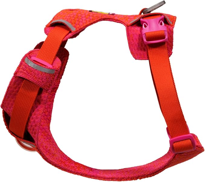 Ruffwear, Front Range Flex Dog Harness, Engineered Knit Construction for Ultimate Fit and Mobility, Lightweight Flexible Everyday Harness with Dual Leash Clips, Rose Violet, Large/X-Large