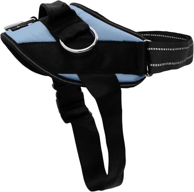 ShawnCo Essential Dog Harness, No-Pull Pet Vest (Moonglow,L) | 3 Leash Clips, Easy On, No-Choke, Reflective, Adjustable Fit, Padded Comfort, Control Handle, For Small, Medium & Large Dogs