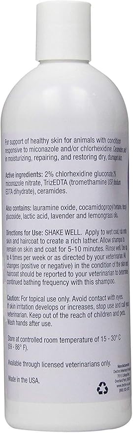 Dechra Miconahex + Triz Shampoo, 16-Ounce
