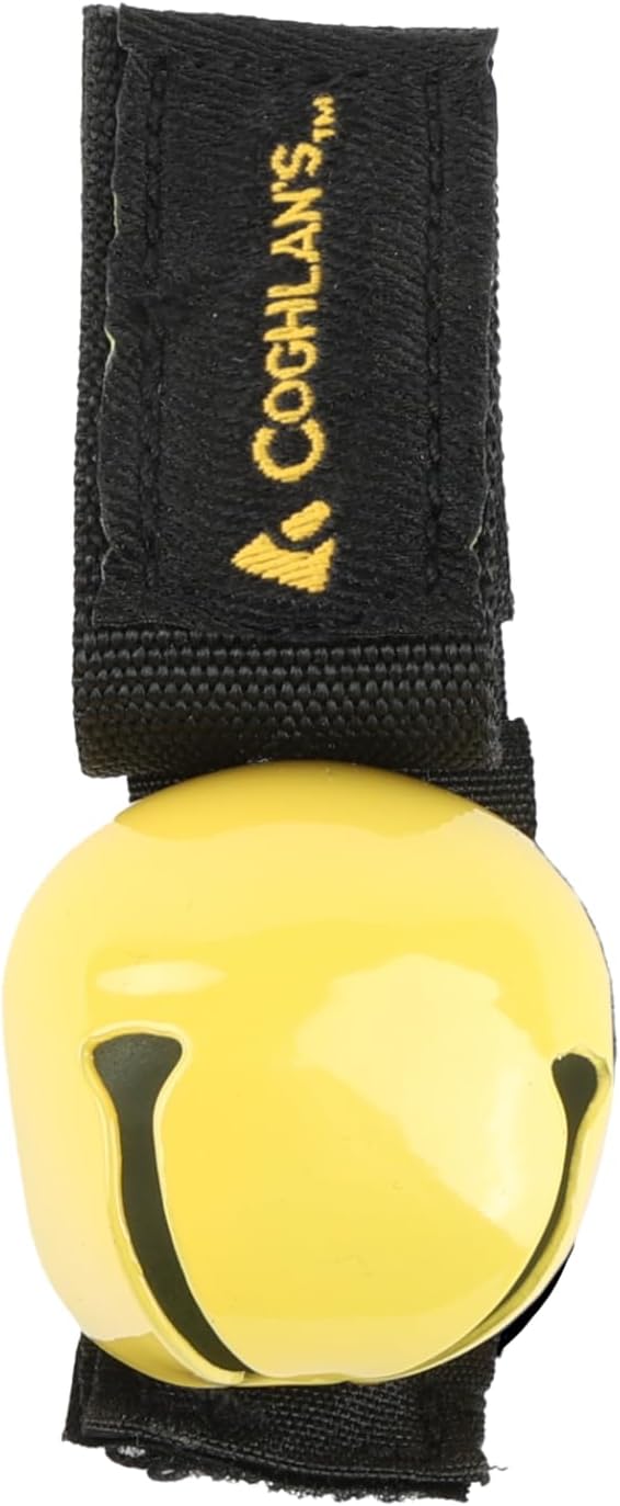 Coghlan's Magnetic Bear Bell with Silencer - Hiking Safety Gear for Wildlife Alert - Yellow