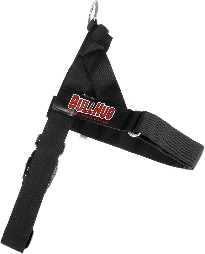 Adjustable Dog Harness– No Pull, No Choke – for English Bulldogs, French Bulldogs, Pugs & Broad-Chested Breeds – Easy, Safe Walks (Black, Small)