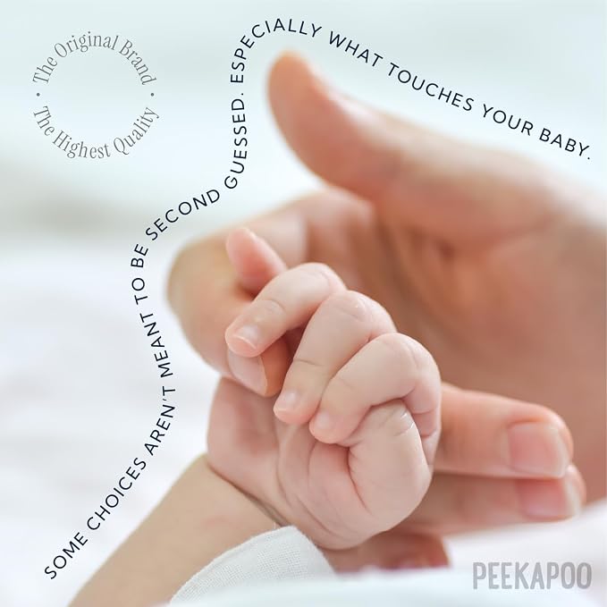 Peekapoo - The Original Disposable Baby Changing Pad Liners – 50 Pack | Super Soft, Waterproof, Ultra Absorbent | Portable, Travel-Friendly, Mess-Free Diaper Changes Anywhere | Super Soft, Waterproof, Ultra Absorbent, Fragrance-Free, No Dyes, 24 x 18 I...