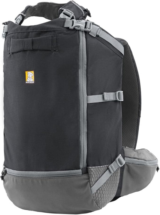 Ruffwear, Hitch Hiker Dog Backpack Carrier, Hands-Free Dog Carrier Backpack with Breathable Mesh, EVA Foam Padding, Durable Polyester, Lightweight Design for Small Dogs, Basalt Gray, XX-Small