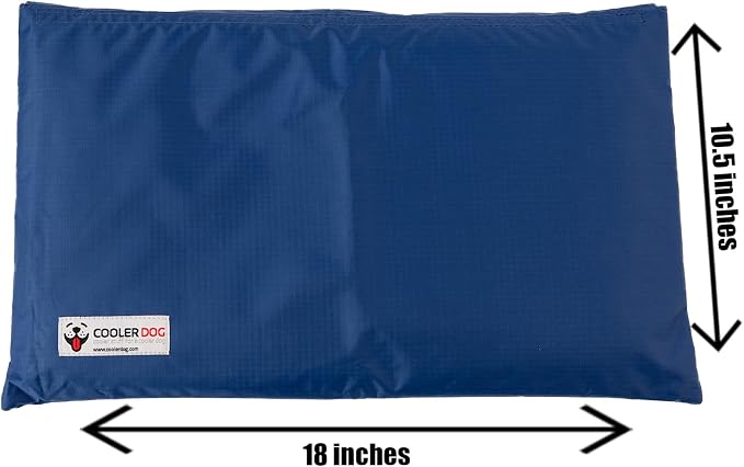 Hydro Cooling Mini Mat for Dogs – Dog Cooling Mat & Cooling Pad for Hot Weather – Triple Layer Ice & Water Cooling System (18" x 10.5")