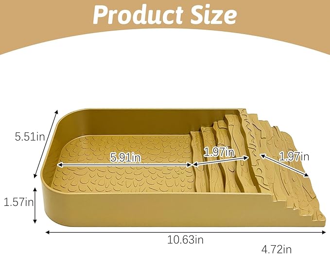 PINVNBY Reptile Bathing Pool Plastic Tortoise Food Dish with Ramp Reptile Food Dish & Water Bowl Tortoise Habitat Accessories for Frog Lizard Box Turtle