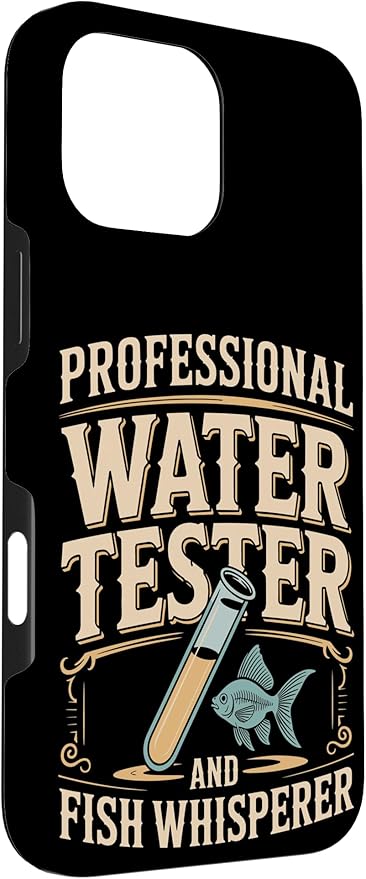 Professional Water Tester and Fish Whisperer Killifish Case for iPhone 16 Pro Max