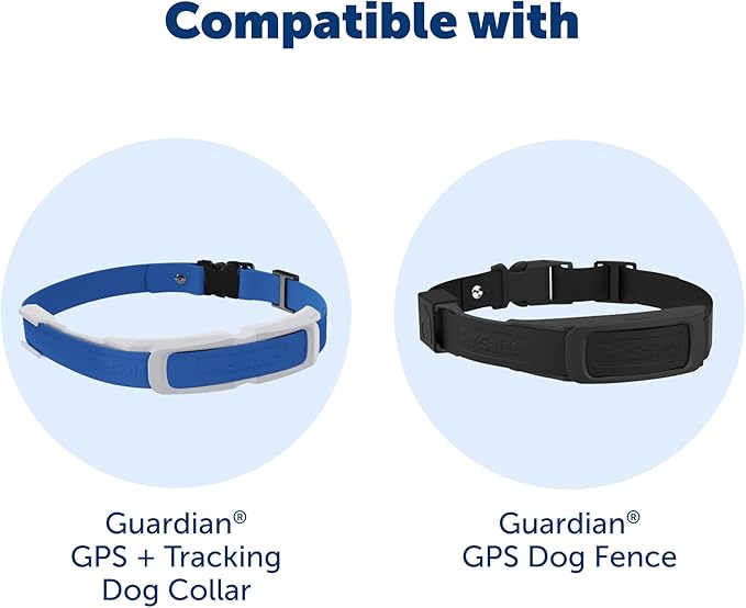 PetSafe Replacement Strap for Guardian GPS + Tracking Dog Fence Collar & Guardian GPS Dog Fence Collar - Soft Touch Material - Waterproof Material - Adjustable - Durable Design - Grey