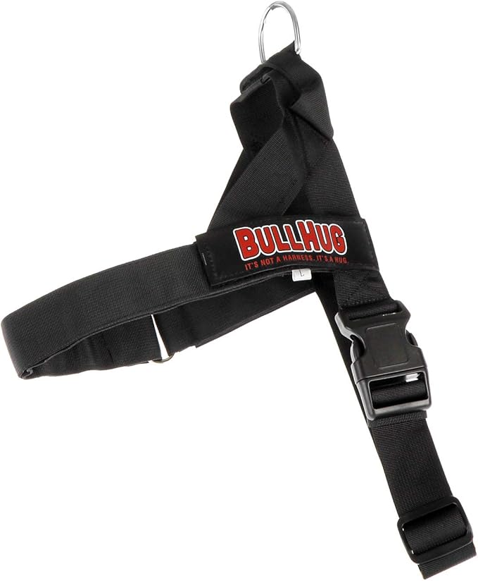 Adjustable Dog Harness– No Pull, No Choke – for English Bulldogs, French Bulldogs, Pugs & Broad-Chested Breeds – Easy, Safe Walks (Black, Small)