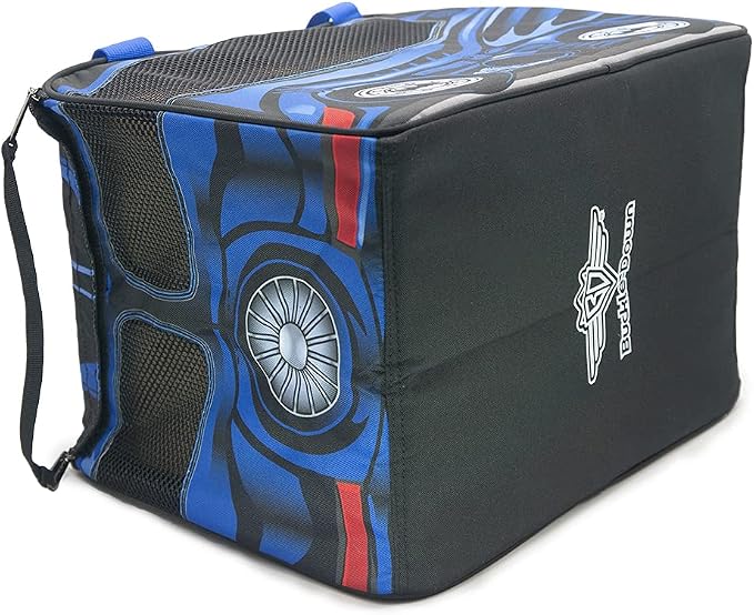 Buckle-Down DC Comics Batman Bag, Pet Carrier, Bat Mobile Car, Polyester Canvas, (IPC-BMIS) 17.5" L x 11.0" W x 12.0" H