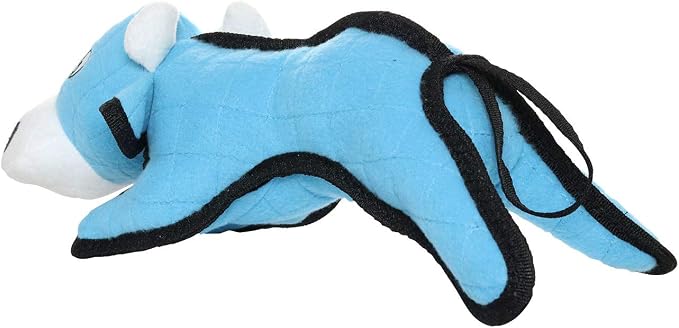 TUFFY® : Cow Dog Toy: Ultra Durable Plush Toy with Multiple Layers & Reinforced Seams, Washable and Floats, Original Construction