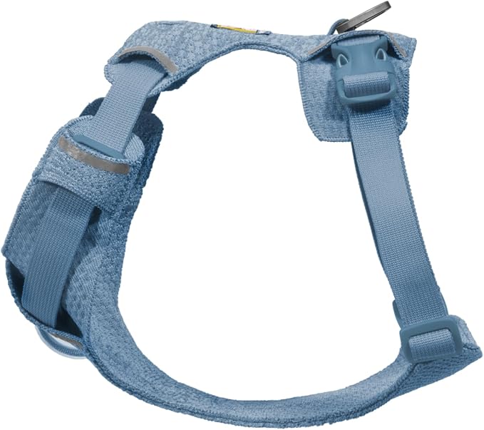 Ruffwear, Front Range Flex Dog Harness, Engineered Knit Construction for Ultimate Fit and Mobility, Lightweight Flexible Everyday Harness with Dual Leash Clips, Polar Blue, Large/X-Large