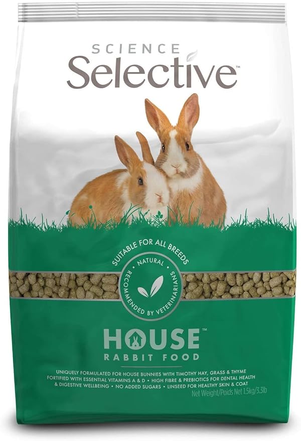 Supreme Petfoods Science Selective House Rabbit Food, Brown,Natural,52.8 ounces